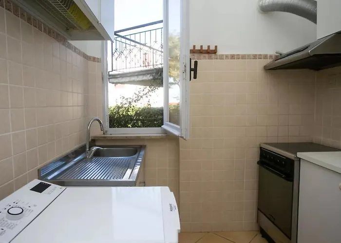 M083 - Marcelli, Trilocale Con Giardino Al Mareverde Apartamento